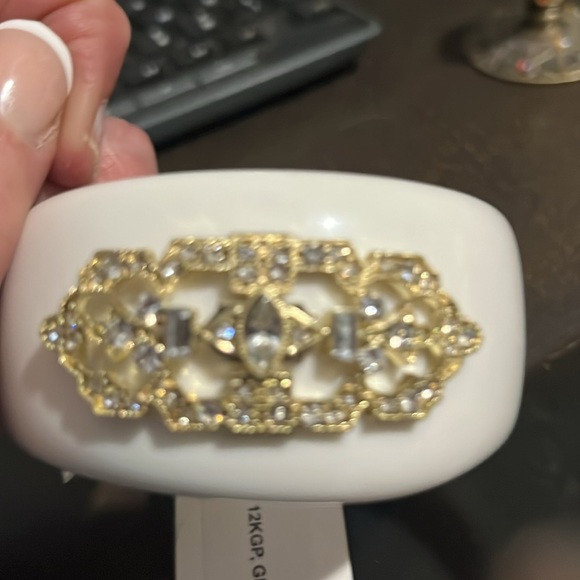 Danielle’s Stevens white with rhinestones bangle - Picture 3 of 5
